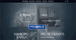 Desktop Screenshot of profibus.lt